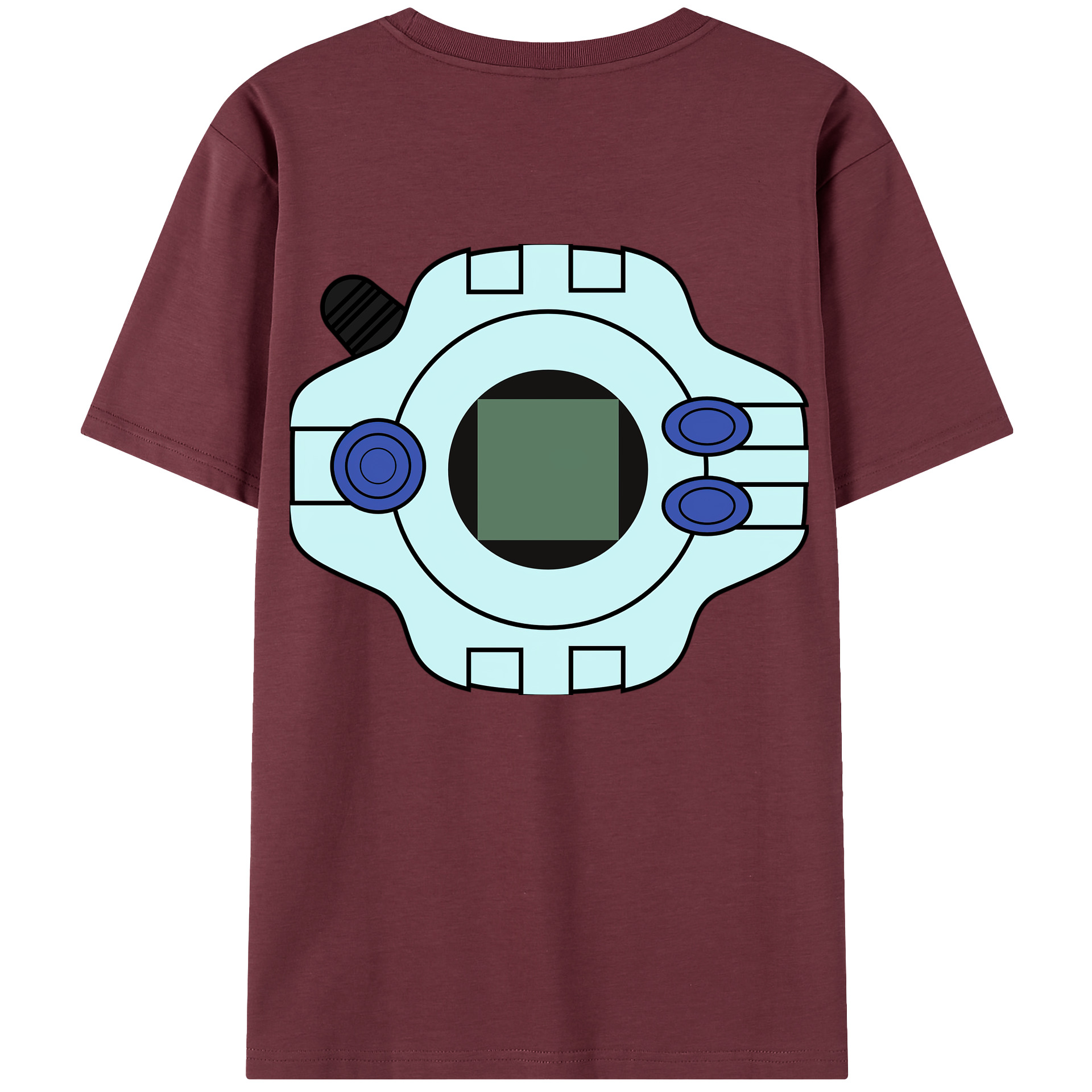 （画像用） Digimon デジタルモンスター/デジモン 綿100％半袖Tシャツ（背面プリント）